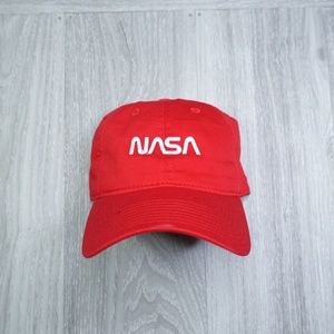 Nasa Red Dad Hat
